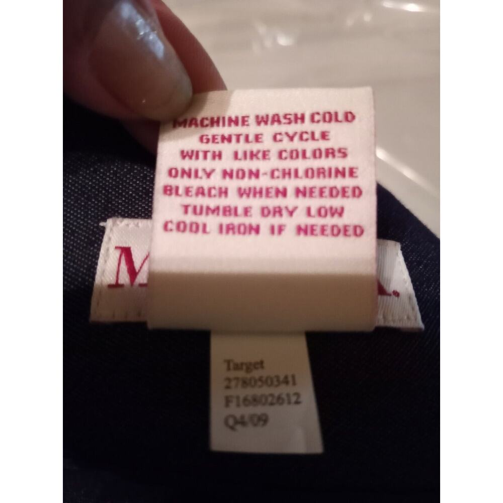 Merona Skirt size 2, blue - Picture 6 of 6